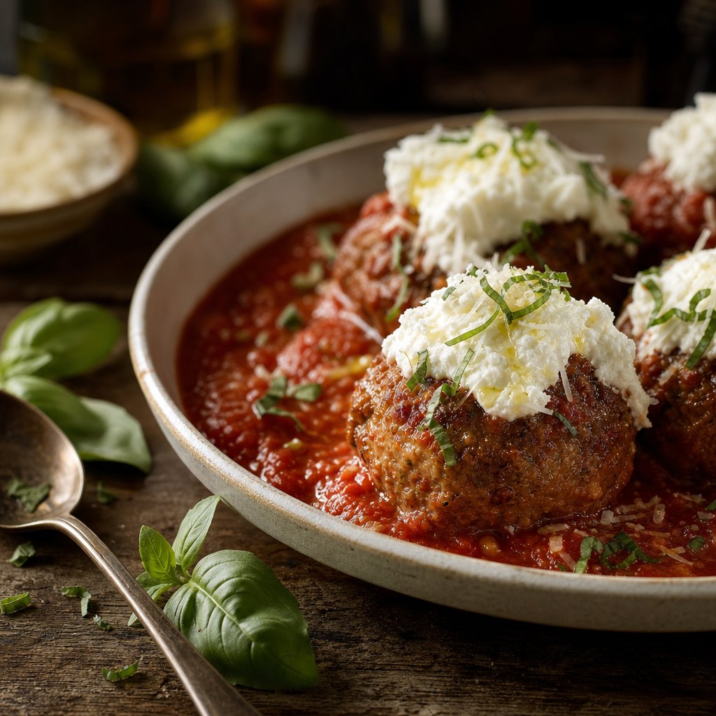 Meet the new kid on the menu: ricotta meatballs, slow-cooked tomato, and frankly too much parmesan. On every table this Tuesday.